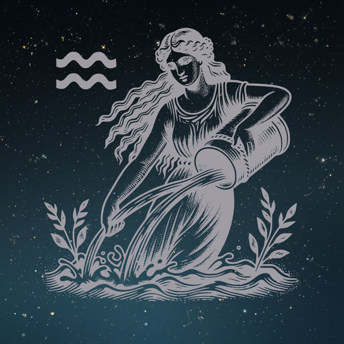 Aquarius Zodiac T-Shirt