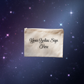 Zodiac Sign Canvas Pouch