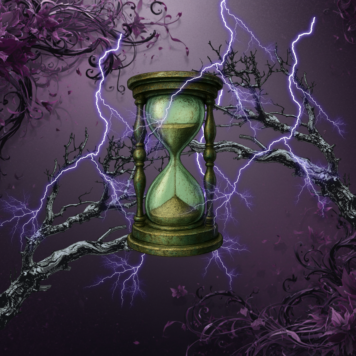 Hourglass Lightning Forest T-Shirt