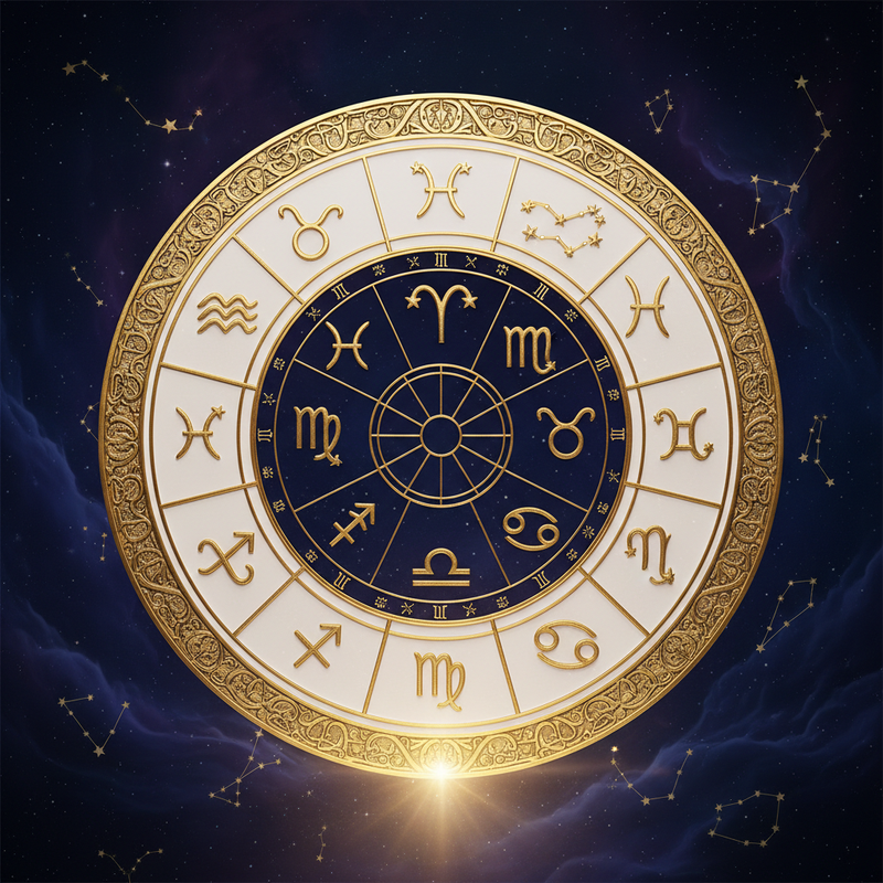 Zodiac Sign Designs Card